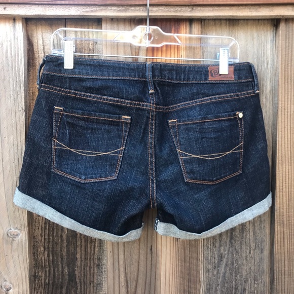 Bullhead Dark Wash Junior’s  Denim Jean shorts - Picture 2 of 7